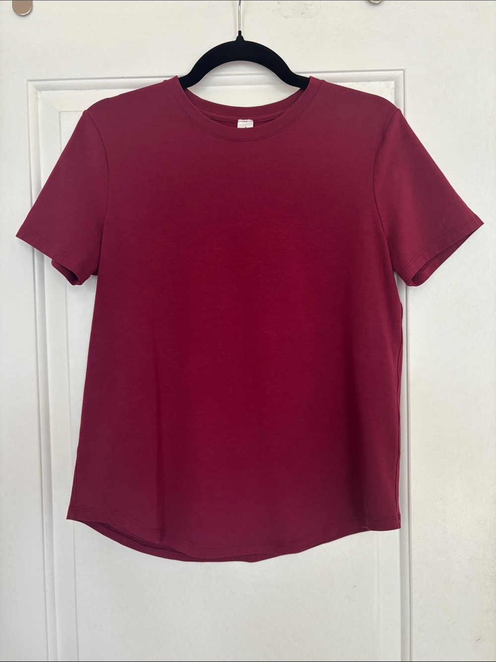 Lululemon Love Crew Tee, Ripened Raspberry, size 6